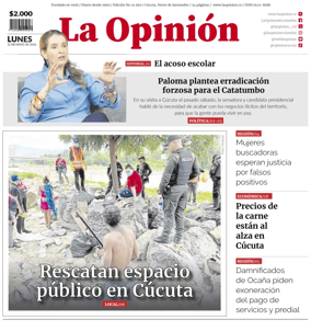 Cover of La Opinion
