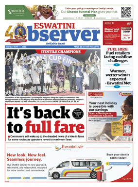 Cover of Eswatini Observer