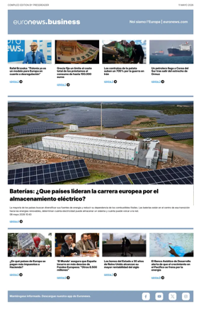 Cover of Euronews Business (Spanish) Compiled Edition