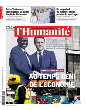Cover of L'HUMANITE