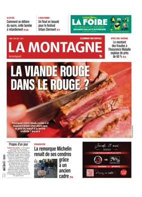 Cover of La Montagne (Clermont-Metropole)