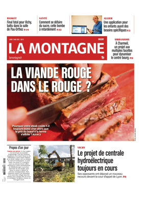 Cover of La Montagne (Vichy)