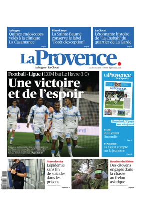 Cover of La Provence Aubagne-La Ciotat