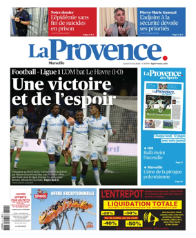 Cover of La Provence Marseille