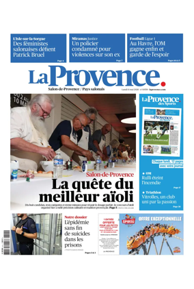 Cover of La Provence Salon-de-Provence / Pays salonais