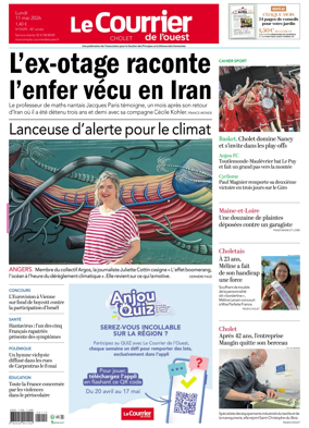 Cover of Le Courrier de l’Ouest (Cholet)