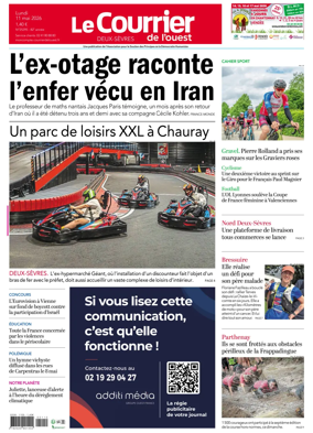 Cover of Le Courrier de l’Ouest (Deux-Sevres)