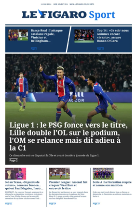 Cover of Le Figaro Sport