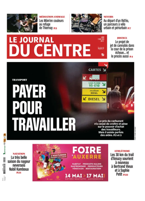 Cover of Le Journal du Centre