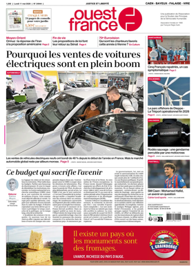 Cover of Ouest France (Caen - Bayeux - Falaise - Vire)