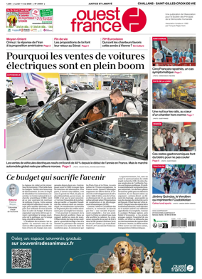Cover of Ouest France (Challans / Saint-Gilles-Croix-de-Vie)