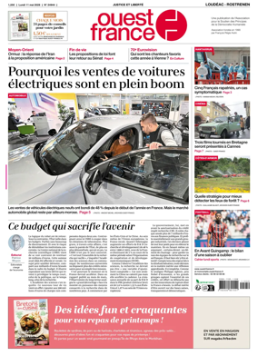 Cover of Ouest France (Loudeac / Rostrenen)