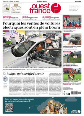 Cover of Ouest France (Mayenne)