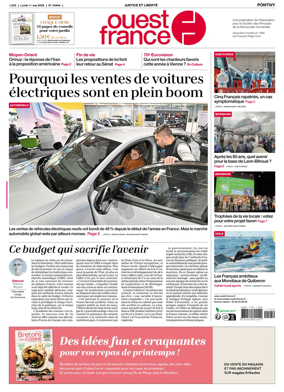 Cover of Ouest France (Pontivy)