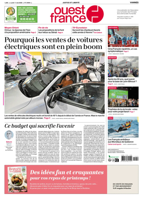 Cover of Ouest France (Vannes)