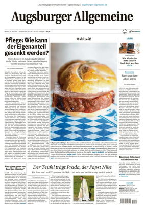 Cover of Augsburger Allgemeine (Ausgabe Stadt)
