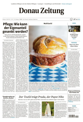 Cover of Donau Zeitung