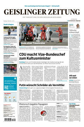 Cover of Geislinger Zeitung