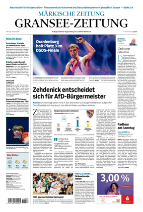 Cover of Gransee-Zeitung