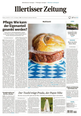 Cover of Illertisser Zeitung