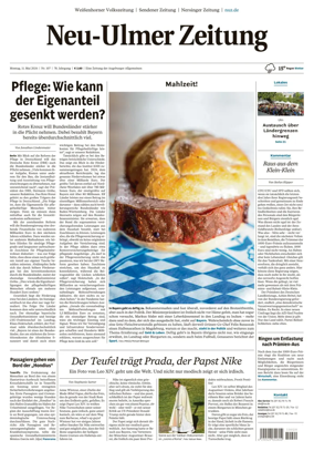 Cover of Neu-Ulmer Zeitung