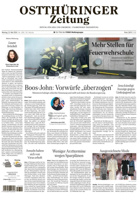 Cover of Ostthuringer Zeitung (Gera)