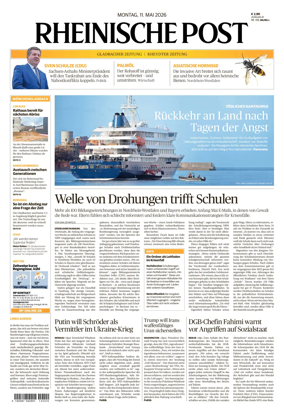 Cover of Rheinische Post - Monchengladbach and Korschenbroich