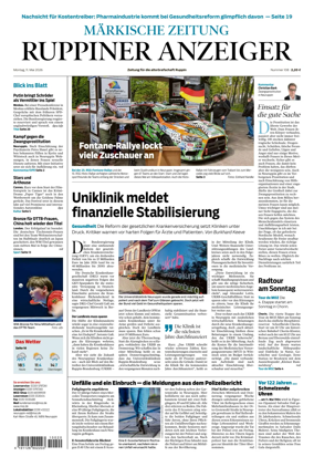 Cover of Ruppiner Anzeiger
