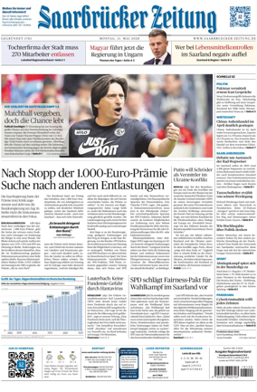 Cover of Saarbruecker Zeitung