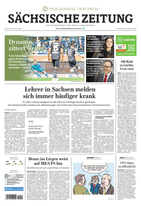 Cover of Sachsische Zeitung (Riesa & Grossenhain)
