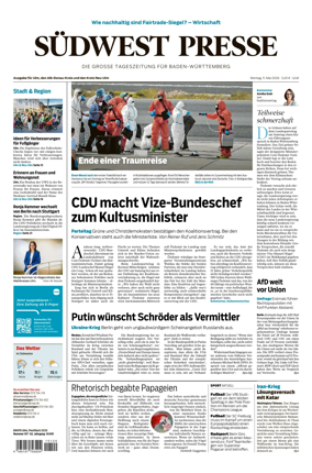 Cover of Sudwest Presse