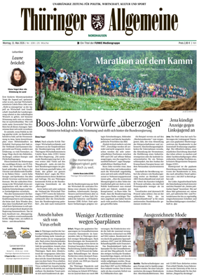 Cover of Thuringer Allgemeine (Nordhausen)