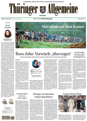 Cover of Thuringer Allgemeine (Sommerda)