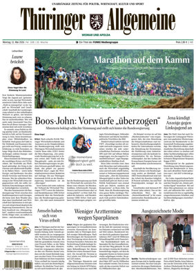 Cover of Thuringer Allgemeine (Weimar)