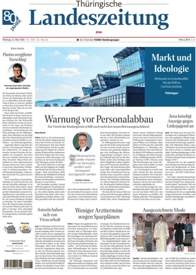 Cover of Thuringische Landeszeitung (Jena)