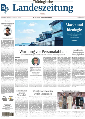 Cover of Thuringische Landeszeitung (Weimar)