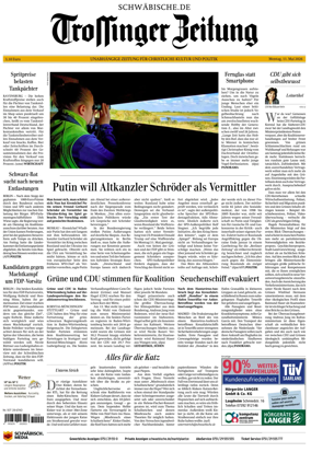 Cover of Trossinger Zeitung