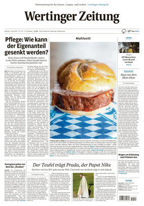 Cover of Wertinger Zeitung