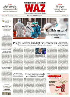 Cover of Westdeutsche Allgemeine Zeitung (Bottrop)