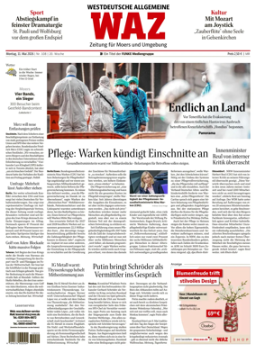 Cover of Westdeutsche Allgemeine Zeitung (Moers)