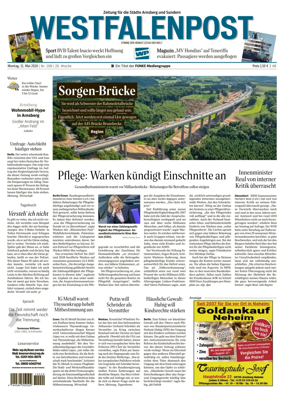 Cover of Westfalenpost (Arnsberg)