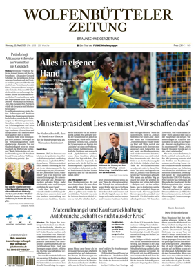 Cover of Wolfenbutteler Zeitung