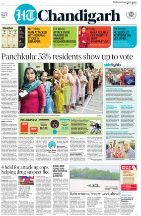Cover of Hindustan Times (Chandigarh) - Live
