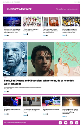 Cover of Euronews Culture and Sport Compiled Edition
