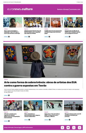 Cover of Euronews Culture and Sport (Portuguese)