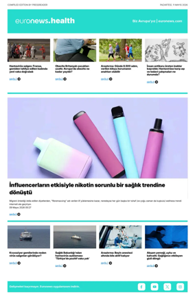 Cover of Euronews Health (Turkish) Compiled Edition