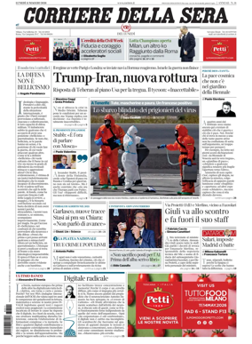 Cover of Corriere della Sera
