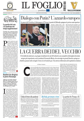 Cover of Il Foglio Quotidiano
