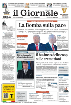 Cover of Il Giornale (Italy)