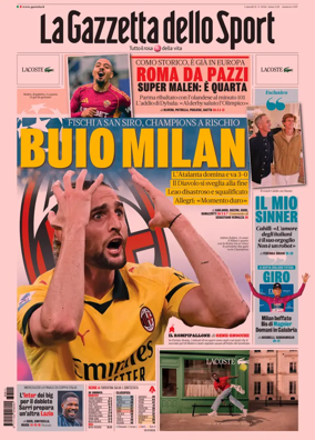 Cover of La Gazzetta dello Sport